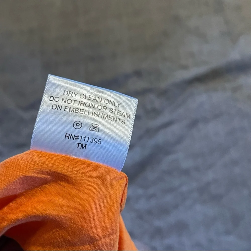 Tory Burch skirt‎ womens 10 NWT orange